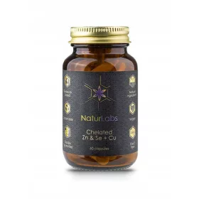   NaturLabs Chelatierter Zink, Selen und Kupfer in veganen Kapseln - 60 Portionen
