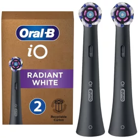    2x ORIGINAL ORAL-B iO RADIANT BLACK ELEKTRISCHE ZAHNBÜRSTENKOPF