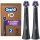  2x ORIGINAL ORAL-B iO RADIANT BLACK ELEKTRISCHE ZAHNBÜRSTENKOPF