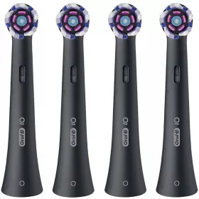    4x ORIGINAL ORAL-B iO RADIANT SCHWARZ ELEKTRISCHE ZAHNBÜRSTENKOPF