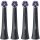  4x ORIGINAL ORAL-B iO RADIANT SCHWARZ ELEKTRISCHE ZAHNBÜRSTENKOPF