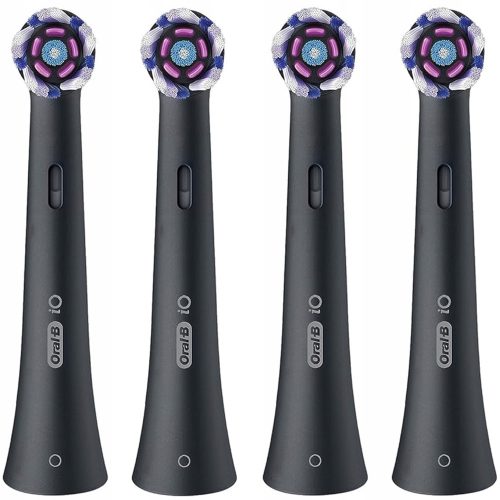  4x ORIGINAL ORAL-B iO RADIANT SCHWARZ ELEKTRISCHE ZAHNBÜRSTENKOPF