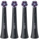  4x ORIGINAL ORAL-B iO RADIANT SCHWARZ ELEKTRISCHE ZAHNBÜRSTENKOPF