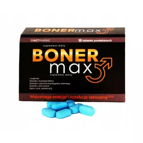   Boner Max: Natürlicher Supplement für Männer zur Förderung der Erektion und Potenz, 15 Tabletten