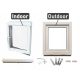Lorac Drehkippfenster, rechts, PVC, 400x700 mm
