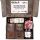  Geschenkset mit Tee, Kaffee, Schokoladensirup und Himbeeren in Sirupbox