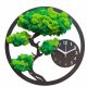  Wanduhr Rentier-Bonsai-Baum, arabische Ziffern, 39 cm