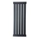 Wasserbadheizkörper Scarlet 387 W 380 x 1000 mm schwarz
