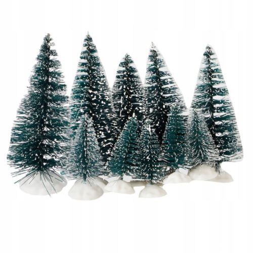  MINI WEIHNACHTSBAUM WEIHNACHTSBÄUME Weihnachtsdorf 10 Stk