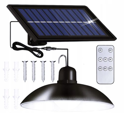  FORTRADE Straßenlampe 3 W 400 lm, solarbetrieben