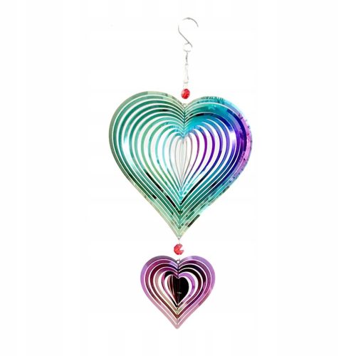  Windspinner-Regenbogen-bunte Skulpturen-Spiralen