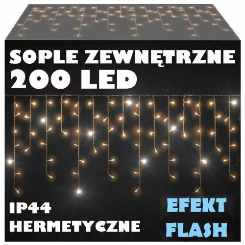  Focla Eiszapfen-Lichtvorhang 101–200 Lichter