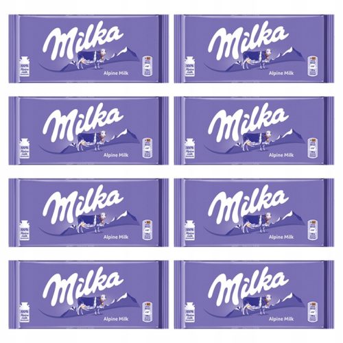 Milka Alpenmilch Schokolade 8x100g – Dein süßes Vergnügen
