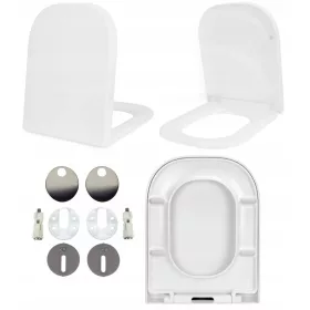  MKW Gap Toilettensitz, weißer Duroplast