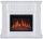 ArtiFlame elektrischer Standkamin mit Heizfunktion, weiß, 1800 W, 106,6 x 92,5 x 37 cm