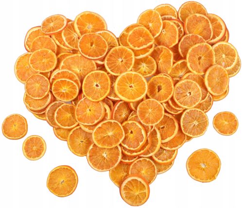  Getrocknete Orangenscheiben 100 Stück 250g klein, duftend getrocknet für den Weihnachtsbaum, klein