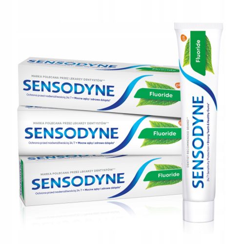  Sensodyne Fluorid-Zahnpasta für überempfindliche Zähne 75 ml x3