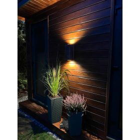    Loveforwood.pl Gartenwandleuchte Weiß, Chrom, Schwarz, Messing, Natur, Blautöne, Braun- und Beigetöne, Rottöne, Lilatöne, Orangetöne, Rosatöne, Grau- und Silbertöne, Schattierungen von Grün, Gelb- und Goldtöne, mehrfarbig GU10 1,5 W