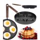 Bratpfannen Bratpfanne für Eier und Pfannkuchen Bratpfanne zum Braten von Eiern und Pfannkuchen 24 cm antihaftbeschichtet (Antihaftbeschichtung)