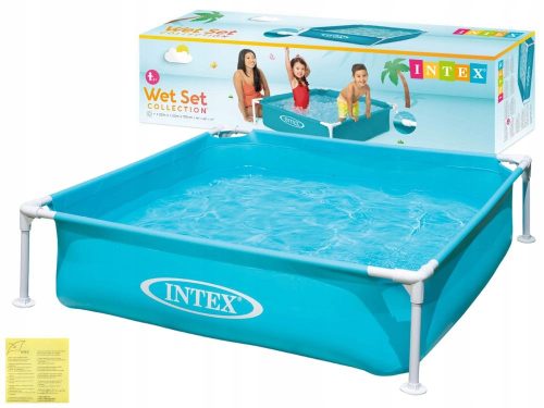 Intex-Pool mit quadratischem Rahmen, 122 x 122 cm