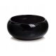 Polnix Blumentopf 24 cm x 24 x 10 cm Durchmesser 24 cm Keramik schwarz