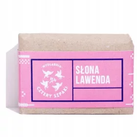  VIER ANFANGSALZ-LAVENDEL-Seife