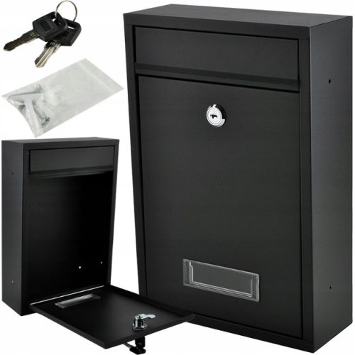 LANDGRAF Briefkasten schwarz