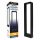  Rechteckiger Lichtmast mit integrierter LED-Quelle, 50 cm, schwarz