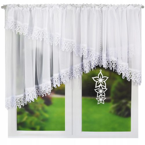 Vorhänge, Vorhänge bereit Klassischer Voile-Vorhang 400 cm x 130