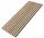 3D-Lamellen 10 Stk. auf Filz 275cm x 46cm EICHE
