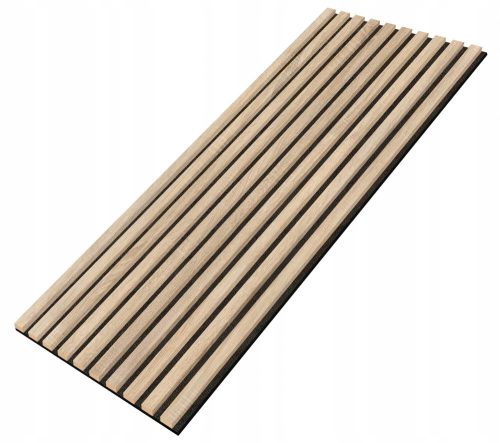 3D-Lamellen 10 Stk. auf Filz 275cm x 46cm EICHE