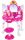  Schminktisch für Kinder 123Arts PINK PRINCESS Schminktisch