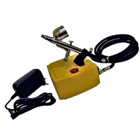 AEROGRAPH MIT LUFTKOMPRESSORBEHÄLTER