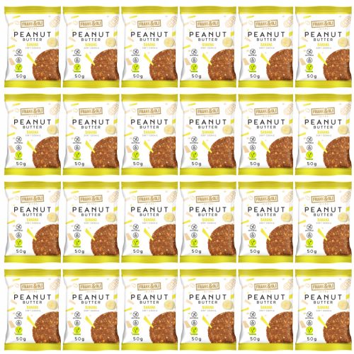 Frank&Oli Veganer Erdnussbutter-Bananen-Keks ohne Zucker und Gluten 50g