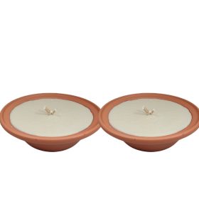  Große, klassische Keramik-Tonkerze