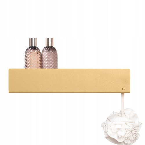 Selbstklebendes Badezimmer-Duschregal zum Aufhängen, 40 cm, Gold LOFT