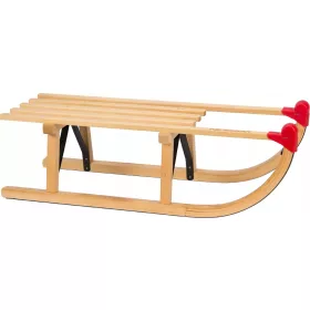    Klassischer, langlebiger Holzschlitten NIJDAM Davos 90kg / 80cm
