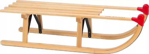  Klassischer, langlebiger Holzschlitten NIJDAM Davos 90kg / 90cm