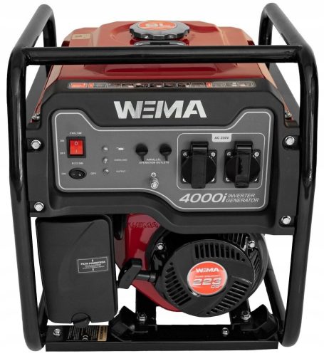  Tragbarer einphasiger Weima 3500 W Benzingenerator
