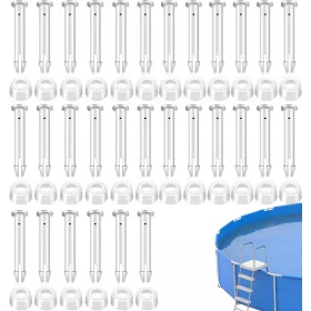   INTEX POOL-ZUBEHÖR KUNSTSTOFFSTIFTE ABDECKUNGEN ERSATZTEILE LANGLEBIGES ABS