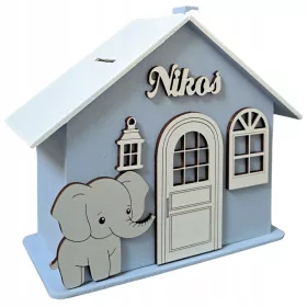    XXL-Sparschwein mit Namen, Geschenk für EIN JAHR, TAUFE, GEBURTSTAG