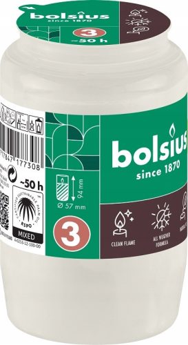  Ölkerzeneinsatz Bolsius Nr. 3 RC3 1 Stück