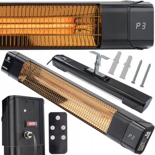  Heizkörper, elektrischer Heizkörper, Infrarot-Sonne, 2000 W, Wand-Fernbedienung