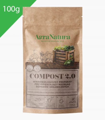 Kompostierungsmittel und -präparate Organisches, natürliches Kompostierungsmittel AgraNatura Pulver 0,1 kg