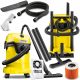 Kärcher WD3 1000 W Industriestaubsauger + Polsterdüse KARCHER SE 4001 SE 5100