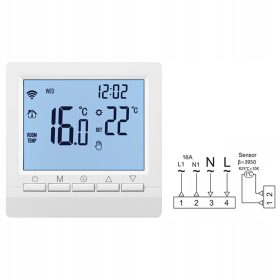  WiFi-Thermostat, intelligenter Temperaturregler 16A