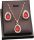  Schmuckset Hurrem Wonderful Centenary Halskette Ohrringe rot10