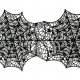  Spinnennetz-Tischdecke, durchbrochener Tischläufer, Halloween, 34x136cm