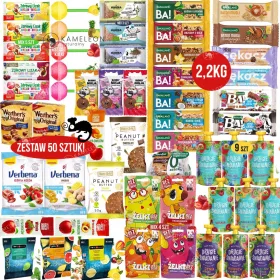   MEGA 50 Set: Große Auswahl an Gesunden Snacks und Süßigkeiten