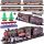  Güterzugwaggons, elektrische Zuglokomotive, Dampflokomotive, Kohlewagen, LED